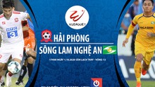 Link xem trực tiếp bóng đá. Hải Phòng vs SLNA. VTC3. Trực tiếp bóng đá Việt Nam