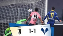 Video clip bàn thắng trận Juventus 1-1 Hellas Verona