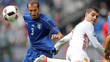 Đội hình thi đấu Ý vs Tây Ban Nha: Morata dự bị, Torres đối đầu Chiellini và Bonucci