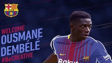 CHÍNH THỨC: Dembele gia nhập Barcelona với giá 145 triệu euro