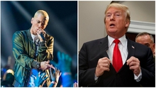 Rapper Eminem vẫn không ngừng công kích Tổng thống Donald Trump