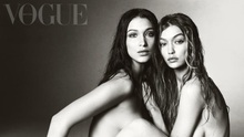 Chị em siêu mẫu Gigi Hadid chụp ảnh đôi 'hở bạo' khiến người xem ngại ngùng