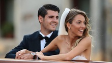 Vợ mới cưới của Morata có hành động đặc biệt, dự báo chồng sắp đến Man United