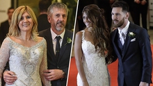 Mẹ Messi gây tranh cãi vì chiếc váy mặc tới dự đám cưới con trai