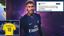 Neymar CHÍNH THỨC gia nhập PSG, mặc áo số 10