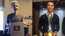 Cristiano Ronaldo mất ngôi vua trên mạng xã hội vào tay game thủ 26 tuổi