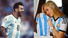 Nữ ca sĩ tung ảnh nóng động viên tinh thần Messi trước trận gặp Pháp