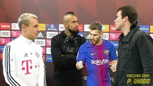 Tới Barca, Vidal gặp rắc rối với những bình luận về Messi