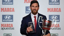 Vượt Ronaldo, Messi giành cú đúp giải thưởng cá nhân