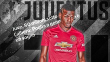 CHUYỂN NHƯỢNG M.U 13/12: Juventus ra giá cho Pogba. M.U xem giò 6 cầu thủ trong 1 trận đấu