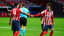 'Súng hai nòng' Suarez-Felix nâng bước Atletico