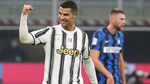 Ronaldo lập cú đúp, Juventus ngược dòng thắng Inter Milan