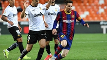 Valencia 2-3 Barca: Messi lập cú đúp, Barca bắt kịp Real, vòng tới tiếp Atletico Madrid