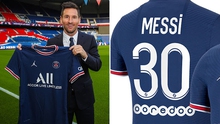 Vì sao Messi chọn áo số 30 ở PSG?