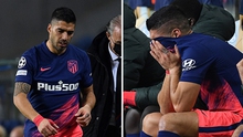 Porto 1-3 Atletico: Luis Suarez khóc nức nở khi phải rời sân sớm