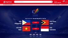 Vé bóng đá nam SEA Games của U23 Việt Nam vừa mở đã bán hết