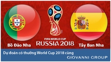 Dự đoán có thưởng World Cup 2018: Trận Bồ Đào Nha - Tây Ban Nha