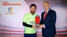 Vì sao Messi mới lần thứ hai nhận danh hiệu cầu thủ hay nhất tháng của Liga?