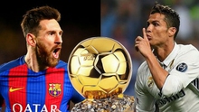 ẢNH CHẾ: Messi dâng Quả bóng Vàng cho Ronaldo, MSN lại phát khóc vì CR7