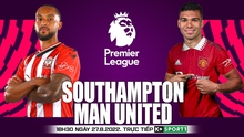 Nhận định bóng đá nhà cái Southampton vs MU. Nhận định, dự đoán bóng đá Anh (18h30, 27/8)