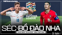 Soi kèo nhà cái CH Séc vs Bồ Đào Nha. Nhận định, dự đoán bóng đá UEFA Nations League (1h45, 25/9)