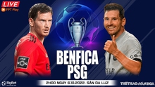 Nhận định bóng đá nhà cái Benfica vs PSG. Nhận định, dự đoán bóng đá cúp C1 (02h00, 6/10)