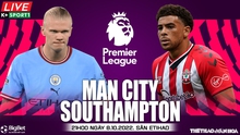 Nhận định bóng đá nhà cái Man City vs Southampton. Nhận định, dự đoán bóng đá Anh (21h00, 8/10)