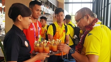 U23 Việt Nam nhận quà 'đặc biệt' từ quê nhà