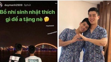 Tiến Dũng 'ghen' khi Duy Mạnh dành tình cảm cho Đình Trọng