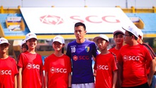 Quang Hải, Văn Quyết và Thành Lương tham dự ngày hội đá bóng trẻ em