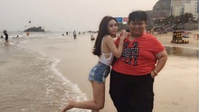 Cặp đôi chênh nhau gần 100kg của Việt Nam được Hàn Quốc khen hết lời