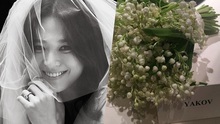 Bí mật của bó hoa 'Nước mắt của Đức mẹ' trên tay Song Hye Kyo trong ngày cưới
