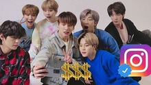Ngất trước số tiền mỗi thành viên BTS kiếm được khi đăng Instagram