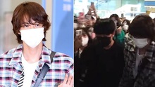 Lo lắng Jin BTS bị xô đẩy ở sân bay Incheon, Hàn Quốc