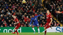 Video clip bàn thắng gây tranh cãi của Willian ở trận Liverpool 1-1 Chelsea