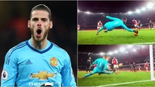 De Gea xứng đáng được đề cử Pha cứu thua của năm sau tình huống này