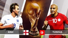 Link xem trực tiếp World Cup 2018. Trực tiếp Tunisia vs Anh