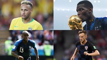 Pogba, Neymar, và những ngôi sao lớn lỡ hẹn với giải thưởng The Best của FIFA