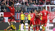 Bayern Munich 5-0 Dortmund: Đại thắng '5 sao', Bayern soán ngôi ngoạn mục