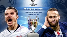 Lịch thi đấu bán kết cúp C1: Leipzig vs PSG, Bayern Munich vs Lyon