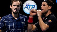 Link xem trực tiếp Medvedev vs Thiem. Trực tiếp chung kết ATP Finals 2020