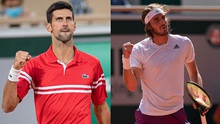 Lịch thi đấu, trực tiếp Roland Garros hôm nay: Djokovic và Tsitsipas tranh chức vô địch