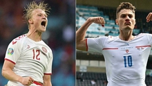Đội hình dự kiến Séc vs Đan Mạch: Ngày Schick đọ tài Dolberg