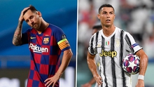 Đề cử giải thưởng UEFA mùa giải 2020-21: Cả Messi và Ronaldo đều vắng mặt