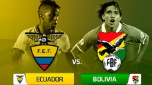 TRỰC TIẾP bóng đá Ecuador vs Bolivia, Vòng loại World Cup 2022 (7h30, 8/10)