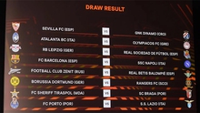 Lịch thi đấu Cúp C2 vòng play-off lượt về. Trực tiếp bóng đá Europa League