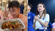 Lo cầu thủ ngộ độc, trưởng đoàn Madam Pang tiếp tế đồ ăn cho U23 Thái Lan và ĐT Thái Lan