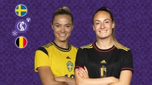 Nhận định bóng đá nhà cái nữ Thụy Điển vs Bỉ. Nhận định, dự đoán bóng đá nữ EURO 2022 (2h00, 23/7)