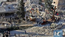 Liên quân do Mỹ đứng đầu không kích Syria khiến hàng chục dân thường thiệt mạng