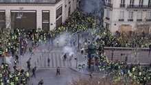 Pháp: Đụng độ giữa người biểu tình 'Áo vàng' và cảnh sát tại trung tâm Paris